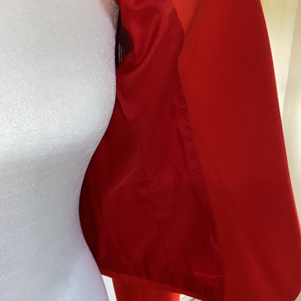 Loft Women Red Blazer - Picture 6 of 8